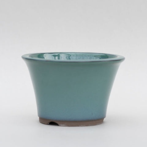 Steel blue bowl pot