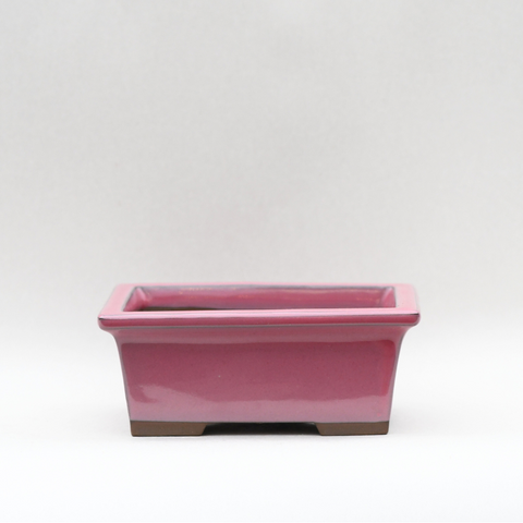 Pink rectangle pot