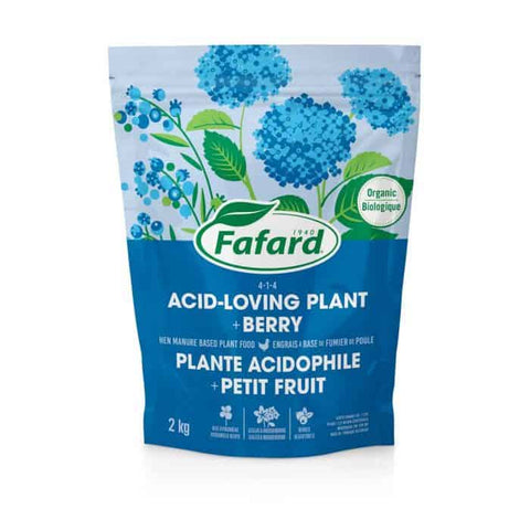 Engrais naturel pour petits fruits et plantes acidophiles
