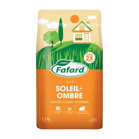 Semences de gazon soleil + ombre Fafard