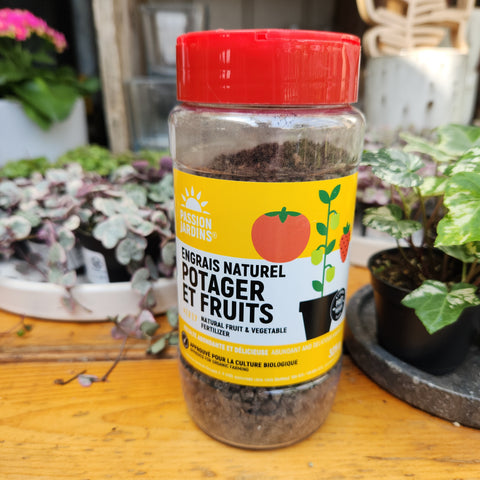 passion fruit plant fertilizer Passion Jardin Natural Fertilizer for Vegetable Gardens and Fruit Tree – Serres Lavoie