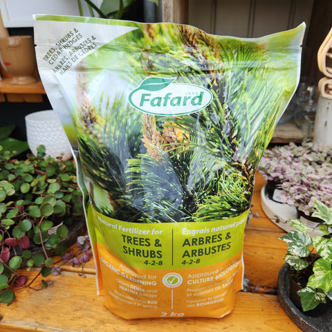 Natural fertilizer for trees and shrubs Fafard