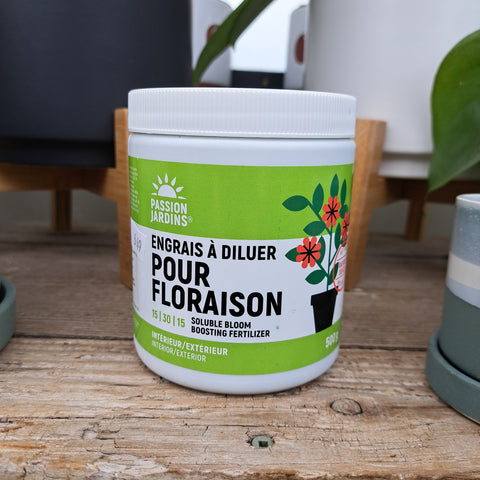 Fertilizer to dilute for flowering Passion Jardin
