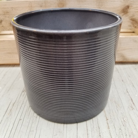 4.75 Inch Black Lined Jar