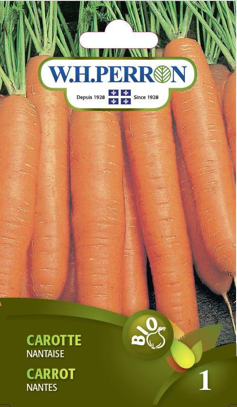 Nantes Carrot Seeds Organic