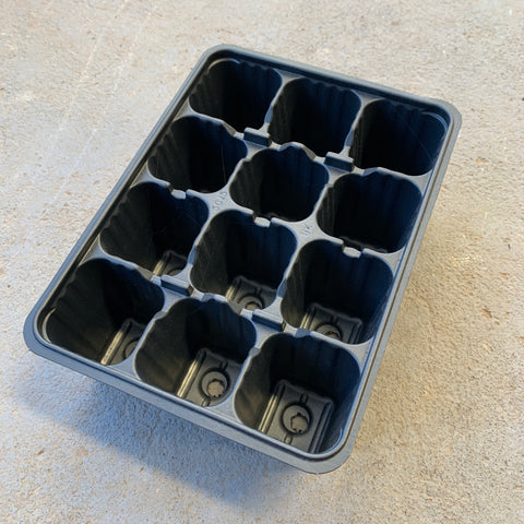 Tray for 12 cell seedlings