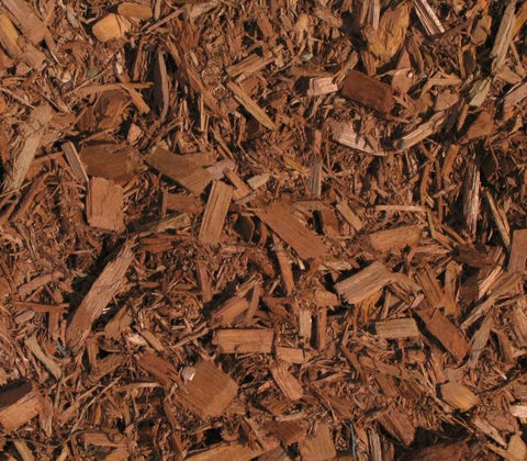 Brown Dyed Cedar Mulch